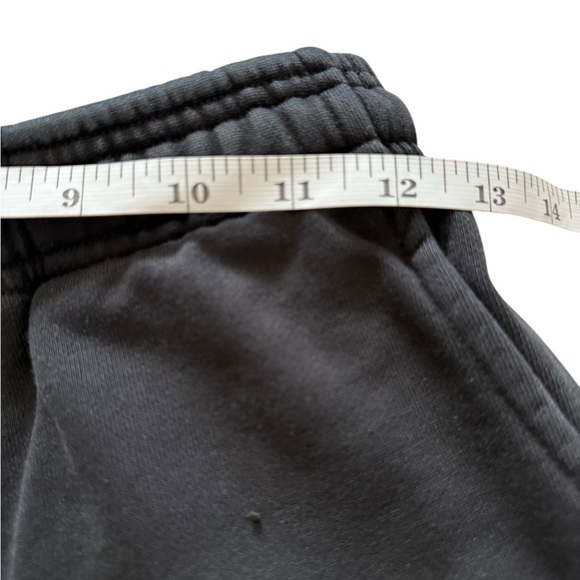 Black Graphic Sweatpants with Elastic Waistband - Picture 3 of 5